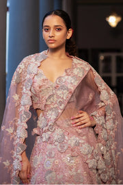 Flamingo Pink Bridal Lehanga